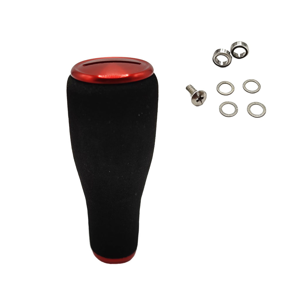 Reel Handle - อุปกรณ์เสริมรอกตกปลาแบบดรัม ปุ่มปรับรอกเบทคาสติ้ง อุปกรณ์ตกปลาที่ได้รับการอัพเกรด มาพร้อมสกรูและลูกปืน ดีไซน์กะทัดรัด น้ำหนักเบา
